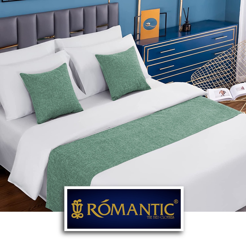 Bed Runner / Selendang kasur Turquoise by ROMANTIC standard Hotel minimalis Belum Ada Penilai