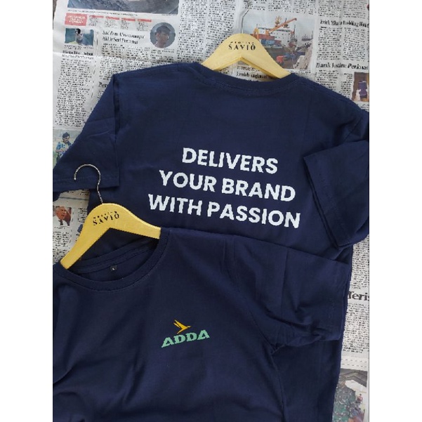 CUSTOM SABLON KAOS SATUAN Kaos Perusahaan Custom Murah GRATIS DESAIN Sablon DTF