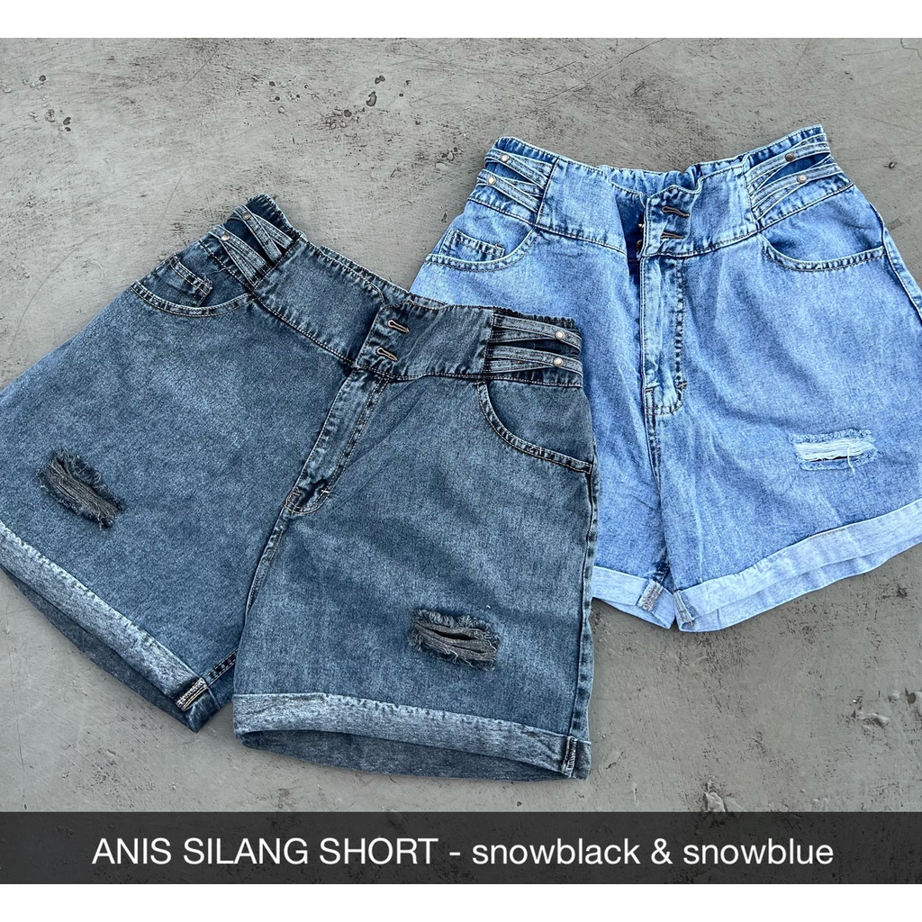 CELANA JEANS WANITA ANIS SHORT SILANG-SYSCLOTHIER