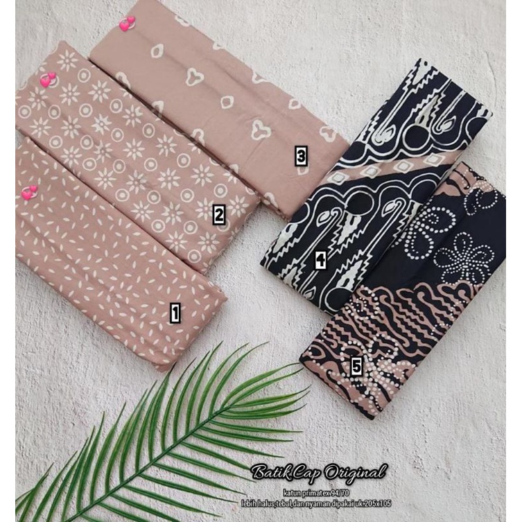 KAIN BATIK CAP GARUTAN PASTEL PREMIUM HANDMADE