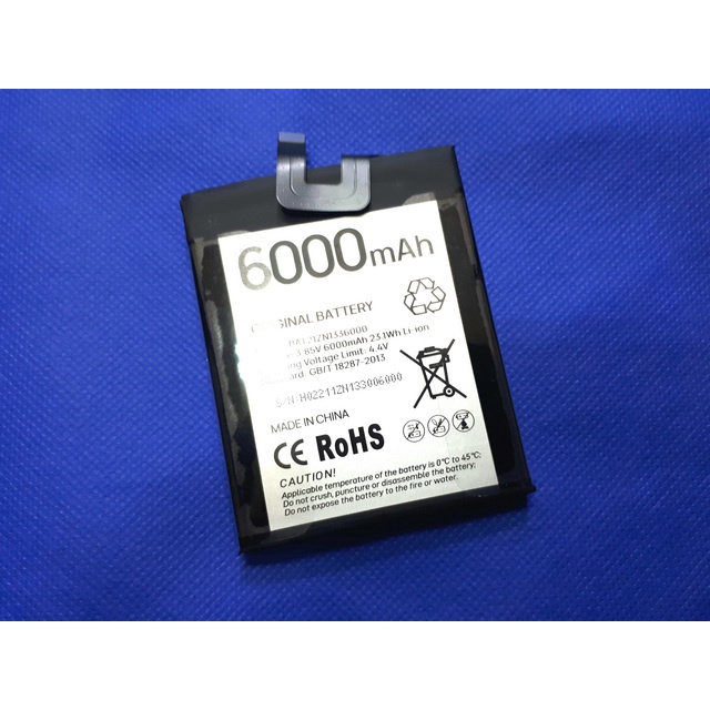 Baterai Hape Outdoor Doogee V20 V20S V20 Pro New Original 100% Battery 6000mAh