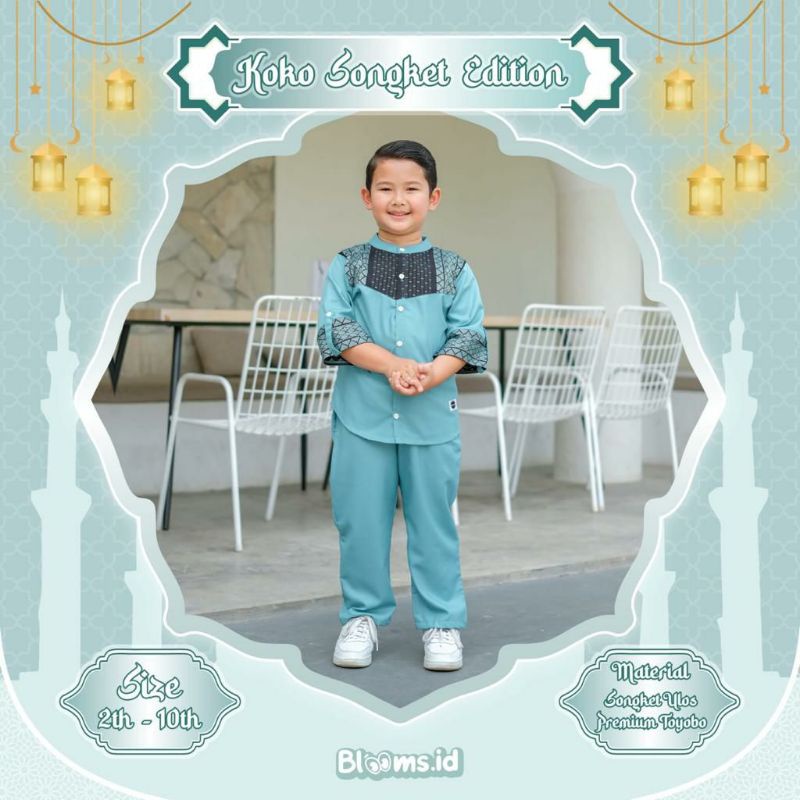BISA COD KOKO ANAK KOKO SONGKET EDITION BY BLOOMS.ID