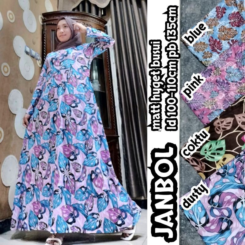 [Fashion Muslim] GAMIS HYGET PART 2 kekekinian | busui | murah | jumbo | motif