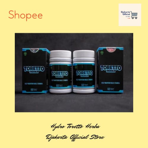 Hydro Toretto Herba Obat Kuat Herbal Penambah Stamina Pria Pembesar Alat Vital BPOM [ORIGINAL]