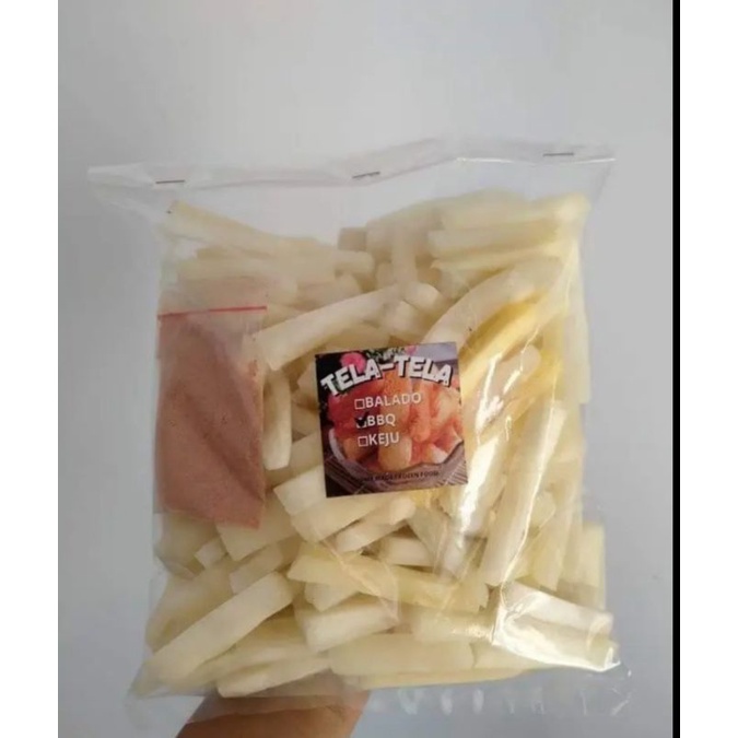 

TELA TELA BEKU 100g | FROZEN TELA | TELA TELA CRISPY |