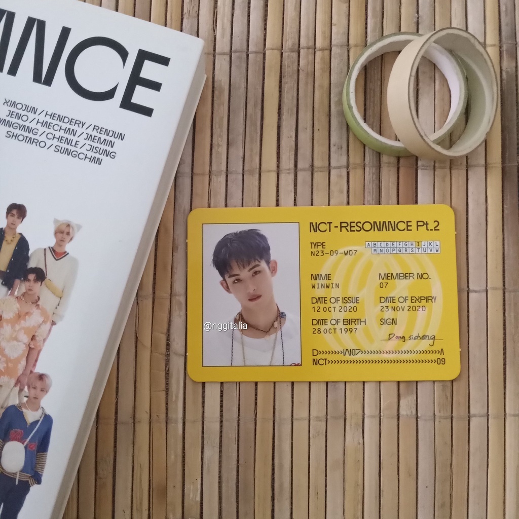 Id card resonance Winwin Official
