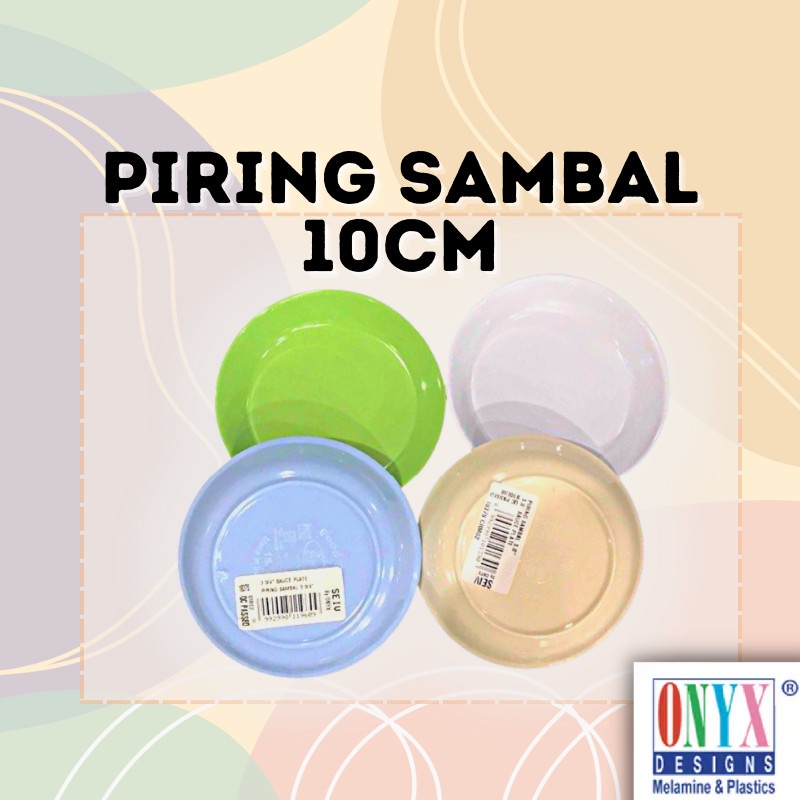 Pisin Sambal Melamin - Piring Sambal Sekat - Piring Sambal Kotak [Paket Kombo - Campur]