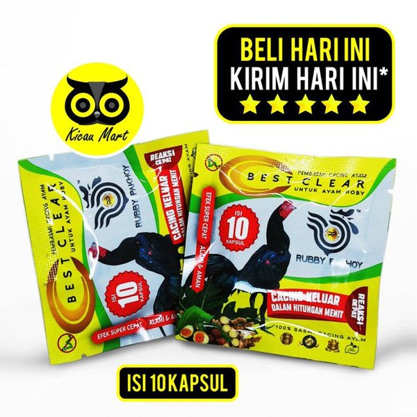 Obat Cacing Ayam Best Clear Sachet Cacing Keluar Hitungan Menit Obat Ayam Herbal Ruppy Pakhoy Basmi Cacing Reaksi Super Cepat Obat Ayam Hobi Anti Pucat Lemas Lesu