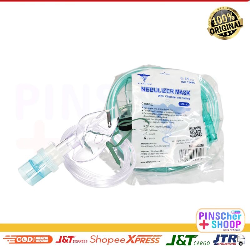 MASKER NEBULIZER SET MASK NEBUL ANAK DEWASA SATUAN