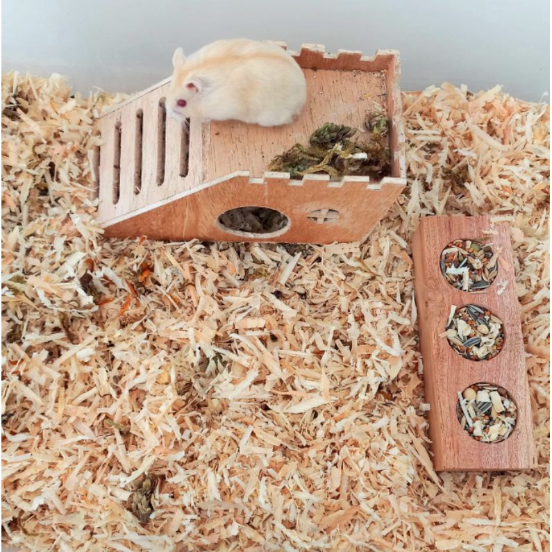 Tempat Makan 3 Lubang Hamster/Burung GROSIR