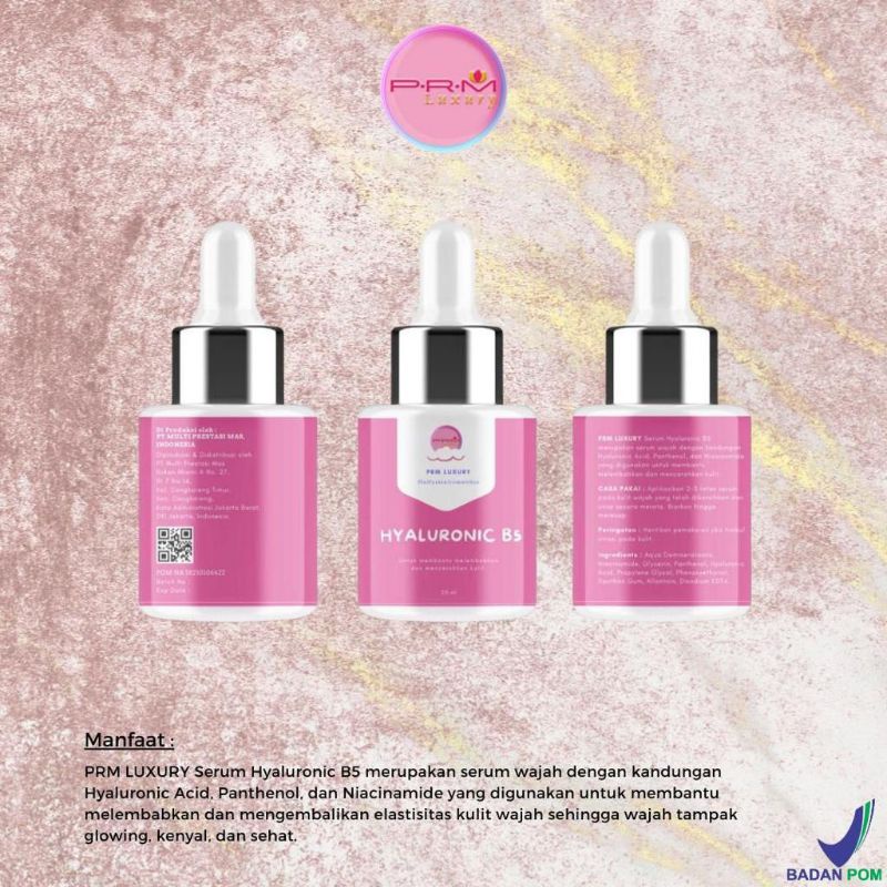 SERUM GLOW PRM LUXURY ORI BPOM SKINCARE LUXURY AGEN RESMI NTB