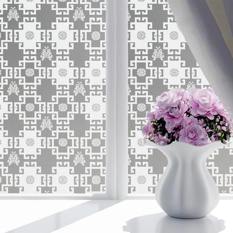 UM JK144 - Sticker Kaca 2meter x 45cm/Stiker Kaca Film Wallpaper Jendela Rumah/Sticker Kaca Bermotif