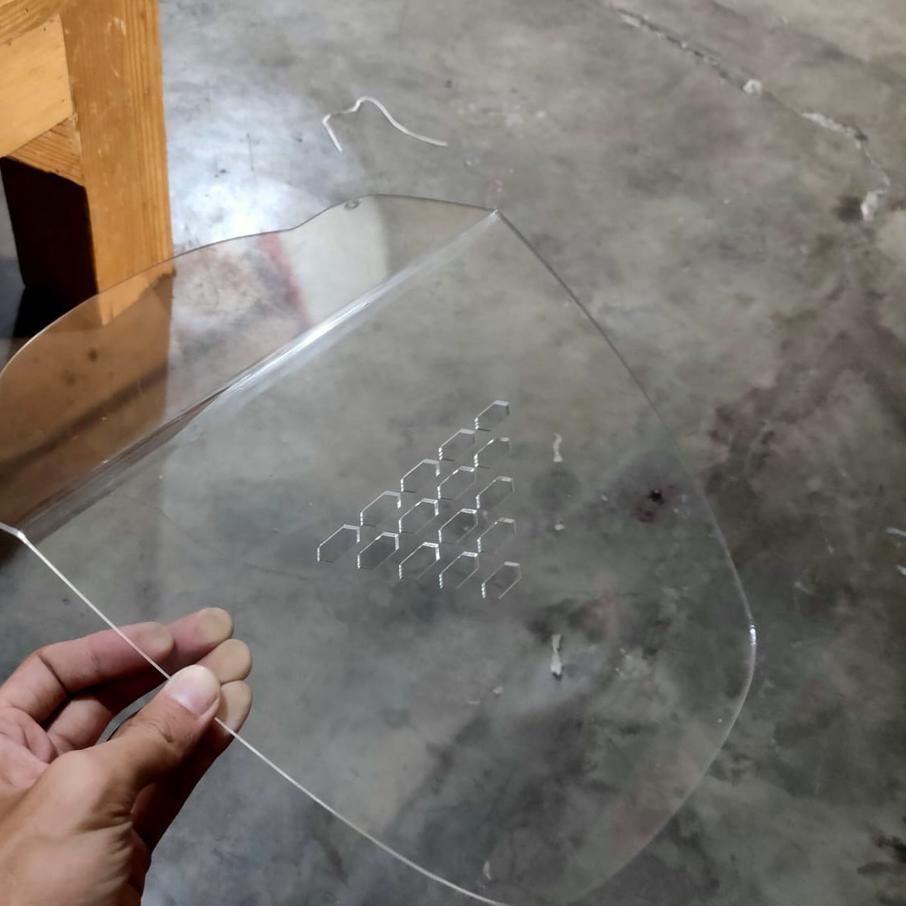 Depan Akrilik bagasi vario 125 old vario 125/150 led old/new downdraft / cover downdarft akrilik var