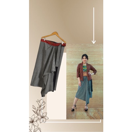 Lyli skirt / rok lilit / rok lurik / rok tenun / rok lilit lurik