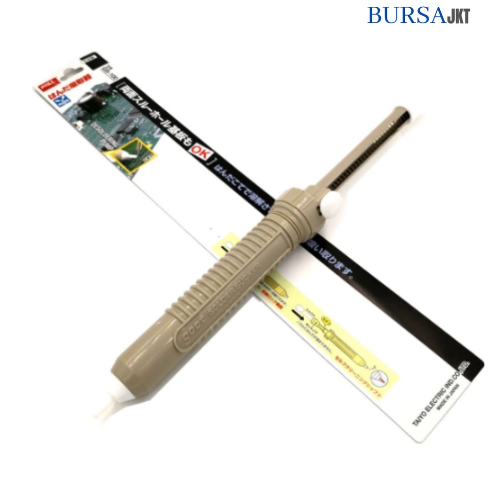 ALAT POMPA PENYEDOT / PENGHISAP TIMAH DESOLDERING PUMP ABU PANJANG