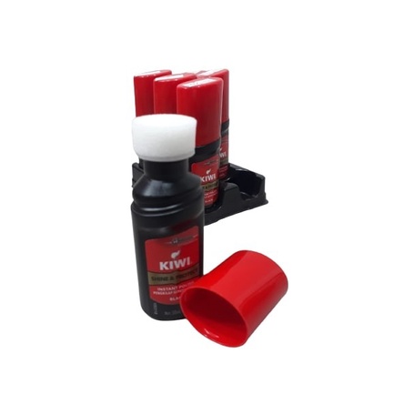 Semir Sepatu Cair KIWI Shine &amp; Protect Warna Hitam