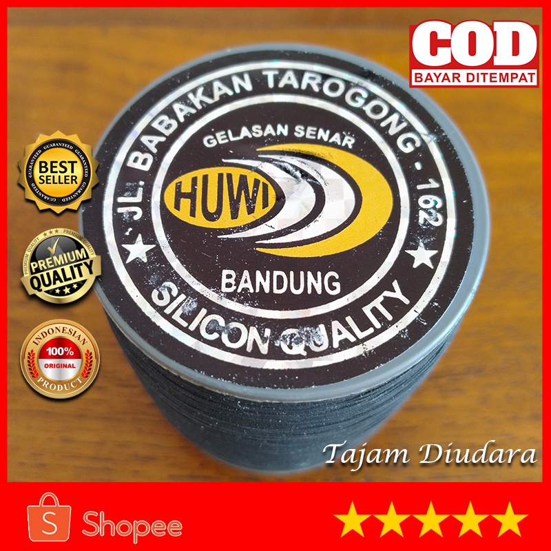 GELASAN HUWI ORIGINAL PESANAN KHUSUS PLAYER/JOKI / WARNA FULL HITAM / 2000 YARD
