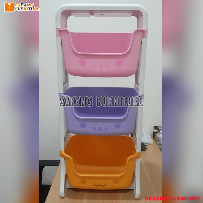 RAK MAINAN ANAK RAK RODA RAK DAPUR / RAK KAMAR MANDI / LAUNDRY RAK SERBAGUNA RAK SMRP TABITHA RAK SMART TABITHA LEMARI RAK