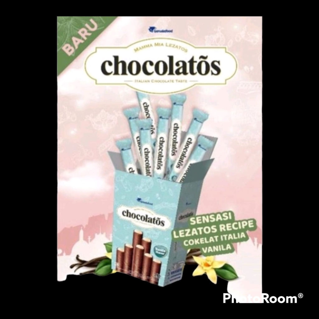 Chocolatos Vanilla Flavour | Rasa Baru | 24 @ 14 Gr | Garuda Foods