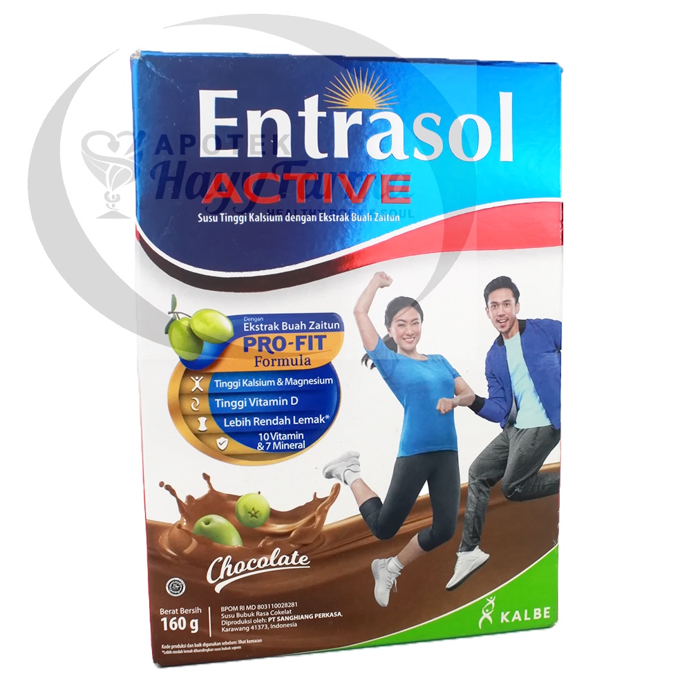 

Entrasol Active Coklat & Vanilla Latte 160g