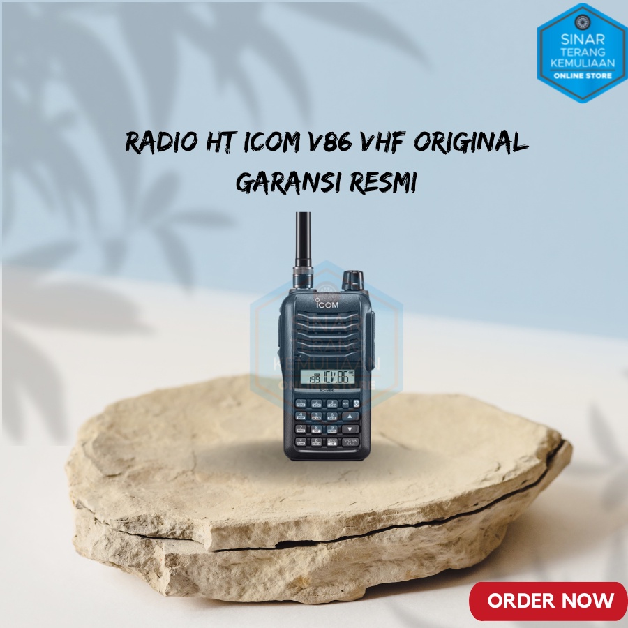 RADIO HT ICOM V86 VHF ORIGINAL GARANSI RESMI