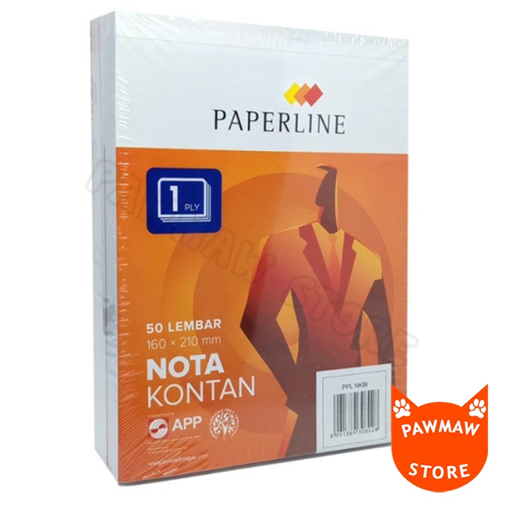 

Nota Kontan Kecil 1 Ply Paperline ( PACK )