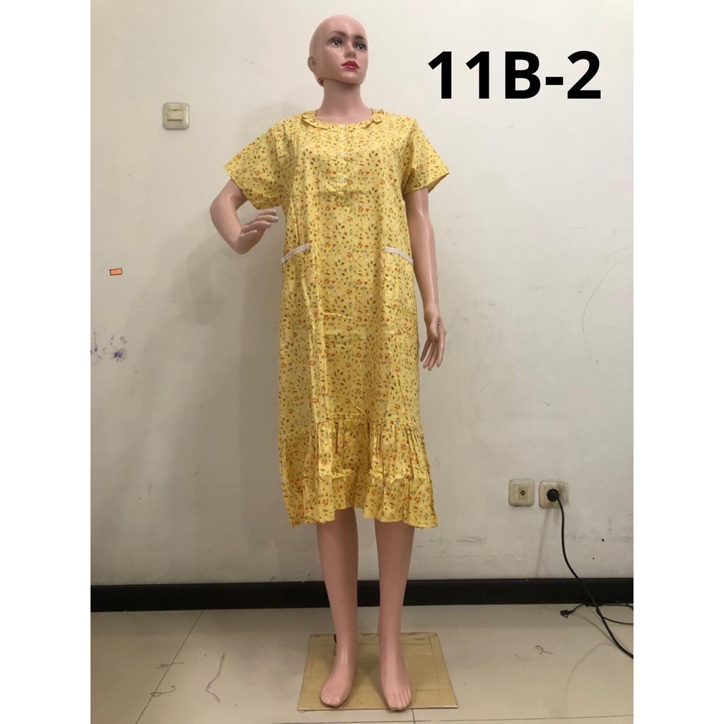 Daster Pretty Girl Katun Tamara Gold 11B Kuning
