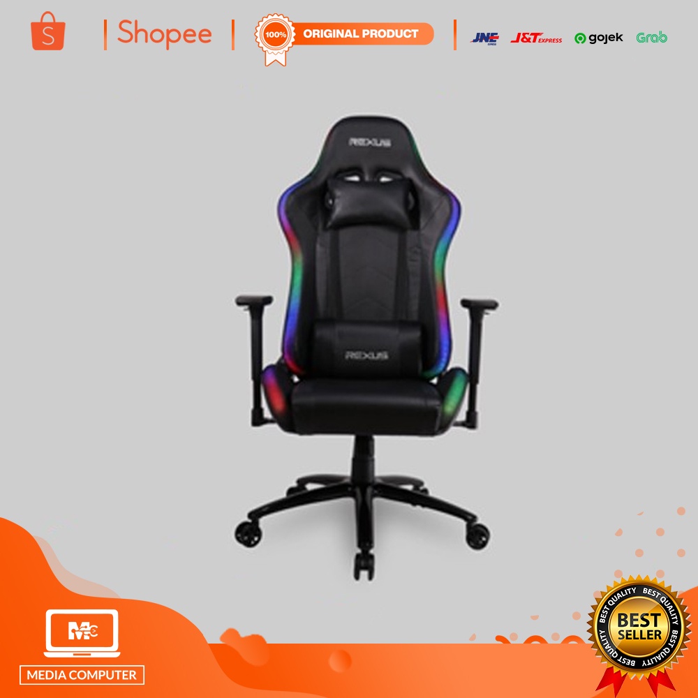 KURSI GAMING REXUS RGC 103 RGB BLACK / Rexus RGC-103
