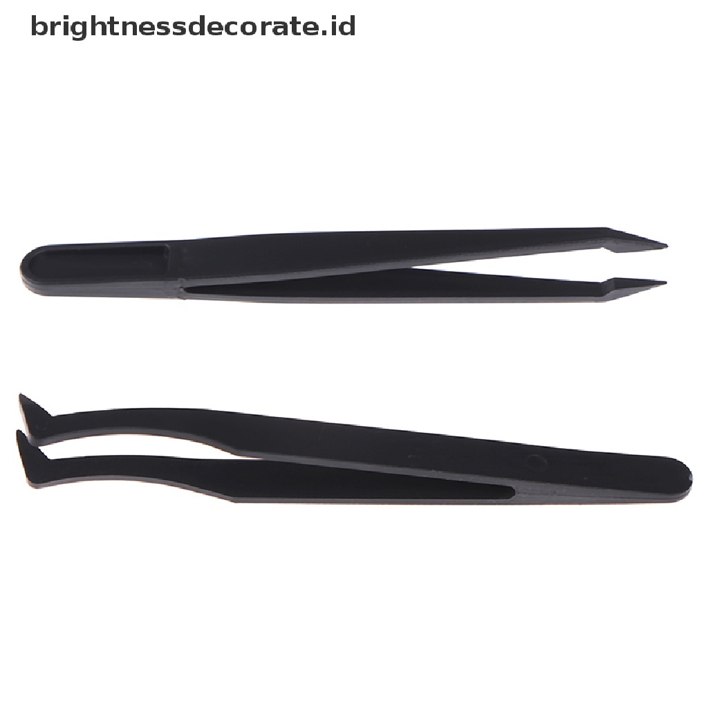 [Birth] Curved Straight Tip Forceps Diamond Paing Pinset Petik Plastik [ID]