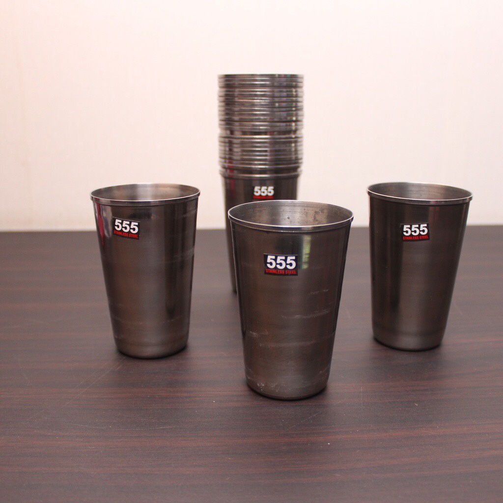 GELAS / CANGKIR STAINLESS KOREA TUMBLER 7CM TINGGI
