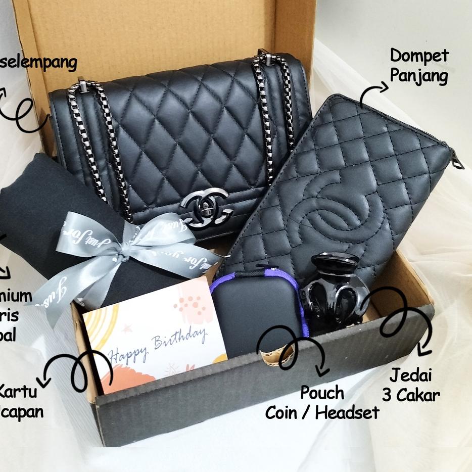 

COD [KP8] Hampers Kado Surabaya set kado ulang tahun tas wanita hitam murah kado ultah cewe unik hadiah ulang tahun birthday gift murah