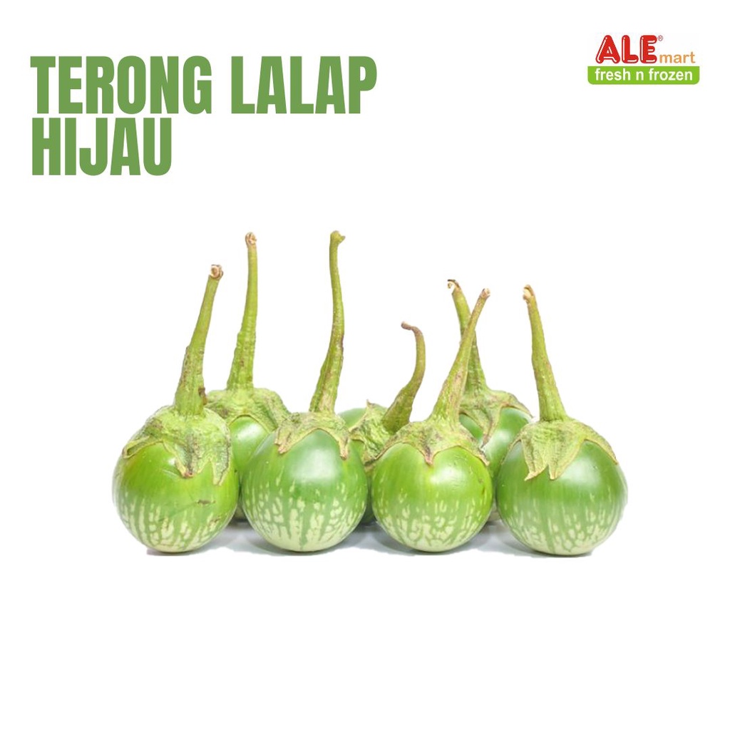 

Terong lalap hijau fresh 500gr, terong lalap hijau, sayur terong lalap