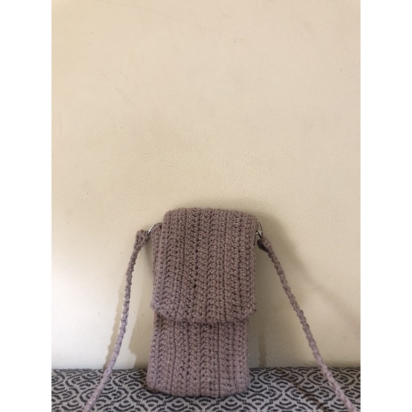 crochet phone bag