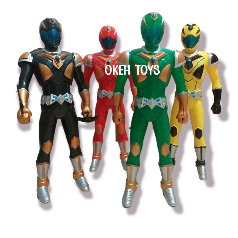 Robot Power Ranger Manusia Ranger HKR 44-03022 Nyala Lampu dan Suara Tinggi 55 cm