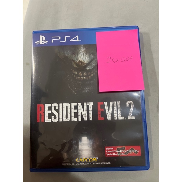 cd ps4 resident evil 2,3, gold edition