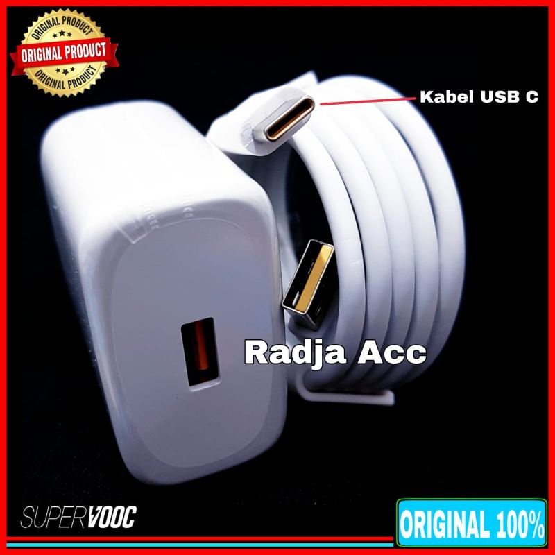 Charger Realme Super Dart 65 Watt Original 100% USB Type C Resmi Indonesia