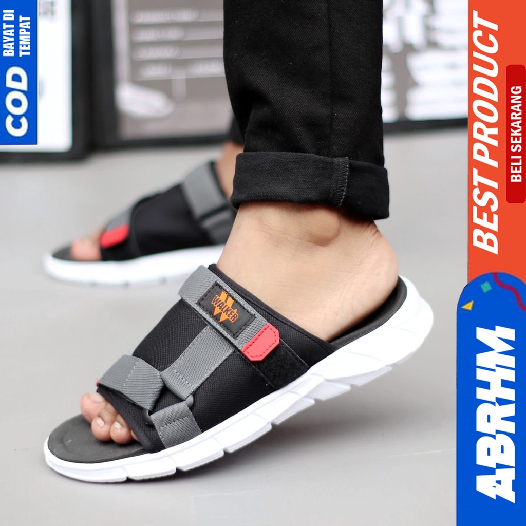 Sandal Selop Pria Sendal Slide Pria Terbaru Abrhm Sanur