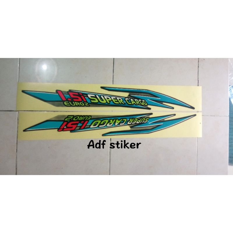 Stiker List body Carry Pick Up Futura 1.5 1500 cc Super Cargo Euro Futura pickup 1.5