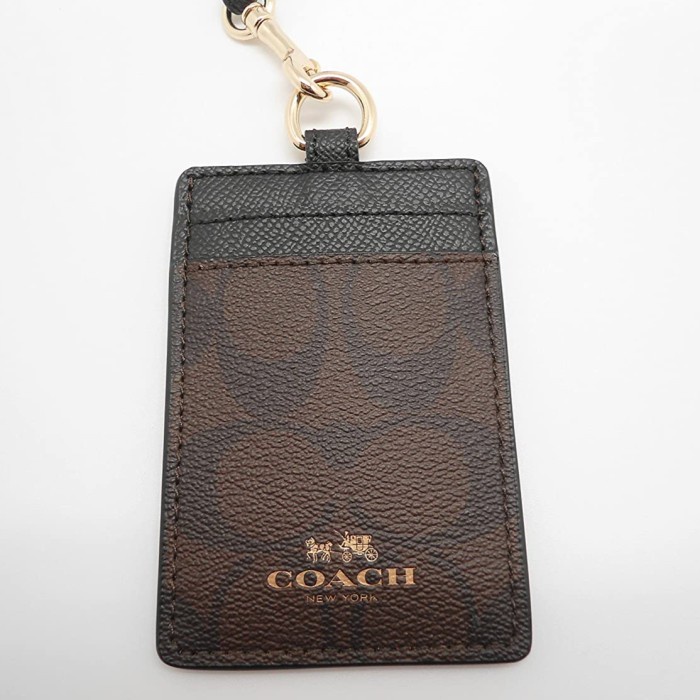 

Coach Signature Tag Lanyard Mahogany Black - ORIGINAL GUARANTEE 100% HRG DISKON
