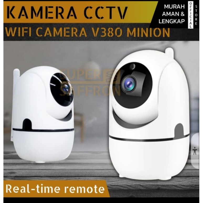 IP CCTV Minion WiFi Camera Human Tracking sensor kamera HD 1080P wireless V380pro