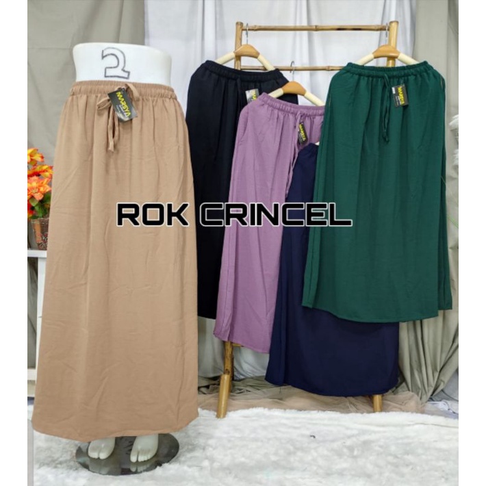 Bawahan Wanita Rok Circle Skirt / Rok Crinkle Airflow Premium / Bisa COD