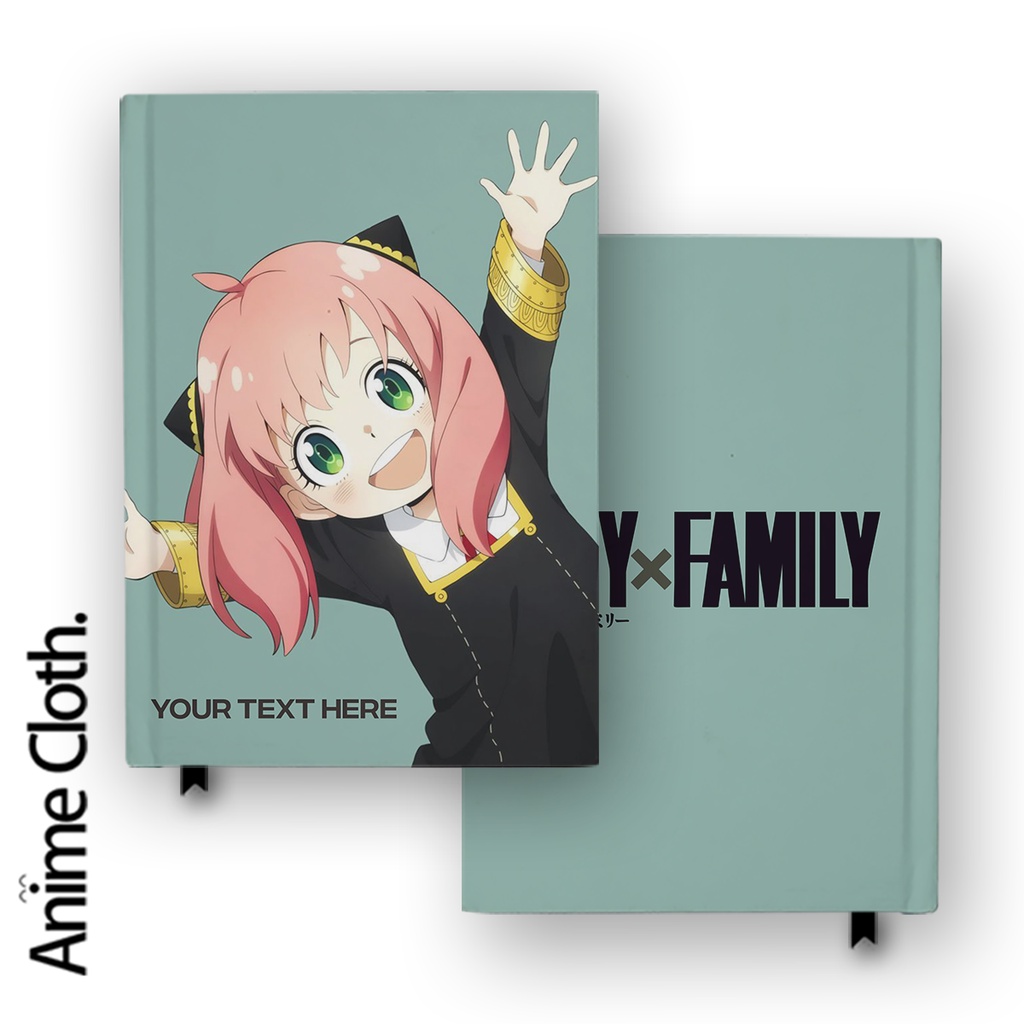 

Buku Catatan Notebook Anime Spy X Family Anya 15 Forger Cute Agenda Diary Jurnal Custom Hardcover A5 A6
