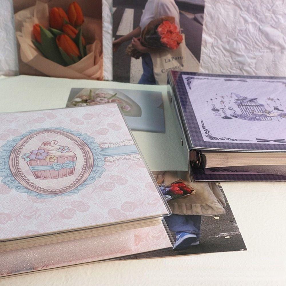 Mxbeauty Loose-leaf Binder Cover Portable 3warna DIY Albums Isi Ulang Lengan Halaman Dalam Refill Notebook Album Cover