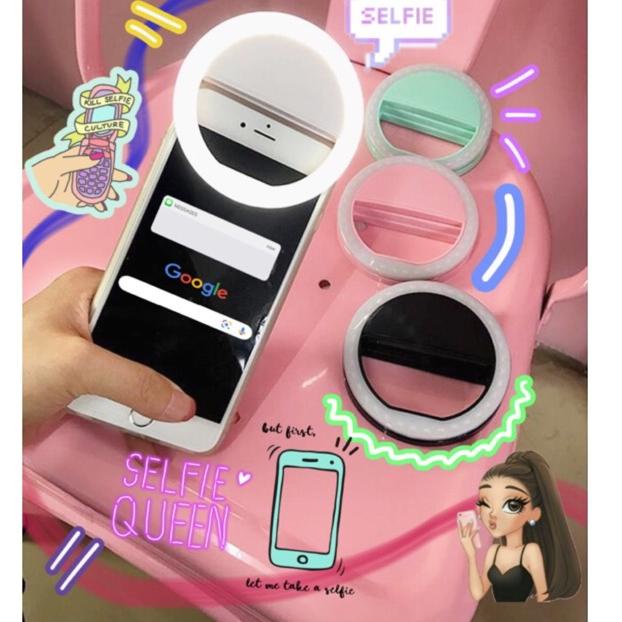 COD READY STOCK SELFIE RING LIGHT HP KECIL CAS KABEL USB BATERAI FLIP JEPIT VIRAL TOKTOK EE HAUL {MD