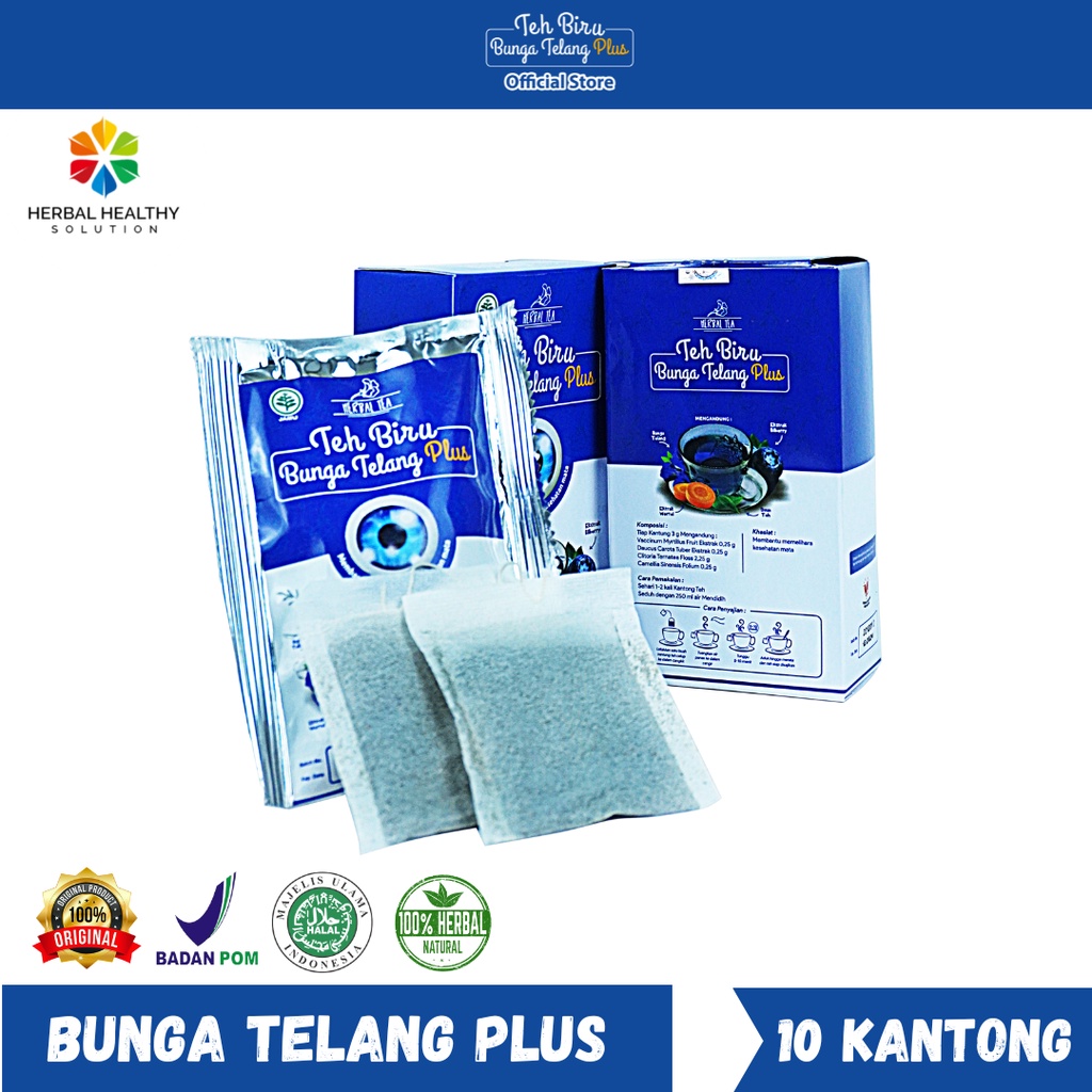 

100% ORIGINAL TEH BIRU BUNGA TELANG PLUS