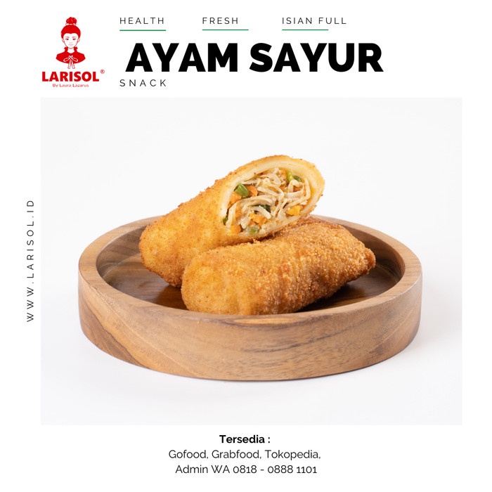 

Past Risoles Ayam Sayur (5Pcs)