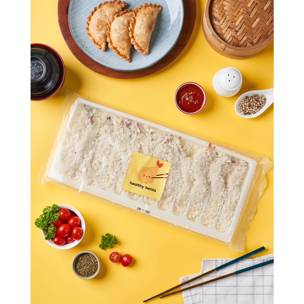 

JUN Ebi Furai - Udang Tempura - Healthy Bento - Isi 12 - Free Ice Gel & Bubblewrap - Lauk Anak