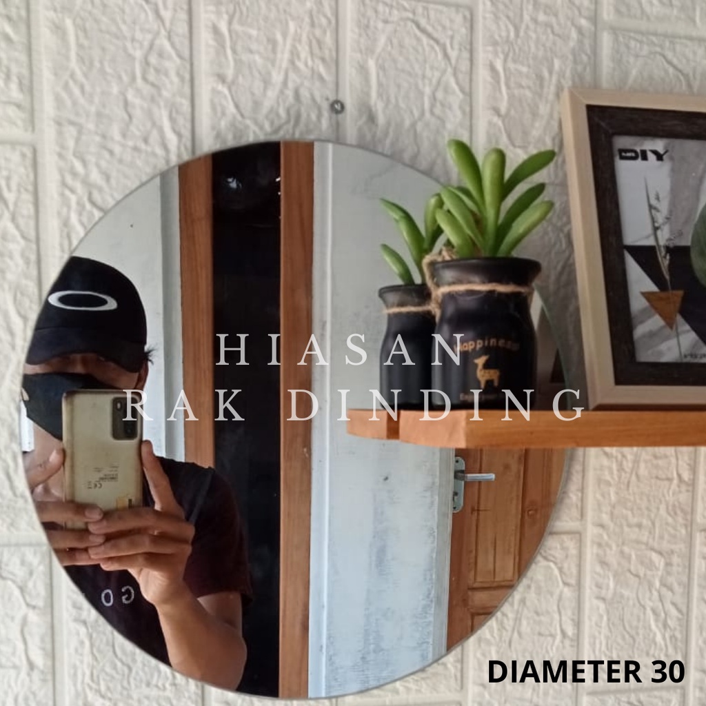Cermin Bulat Gantung Aesthetic Cermin Washtafel Gantung Bulat Cermin Bulat Gantung