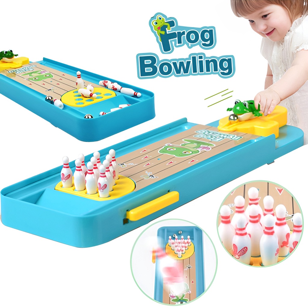 Frog Bowling Board | Mainan Seru Untuk Keluarga | Mainan Bowling Anak | Mainan Edukasi Anak Laki Laki | Mainan Terbaru 2022 Anak Perempuan