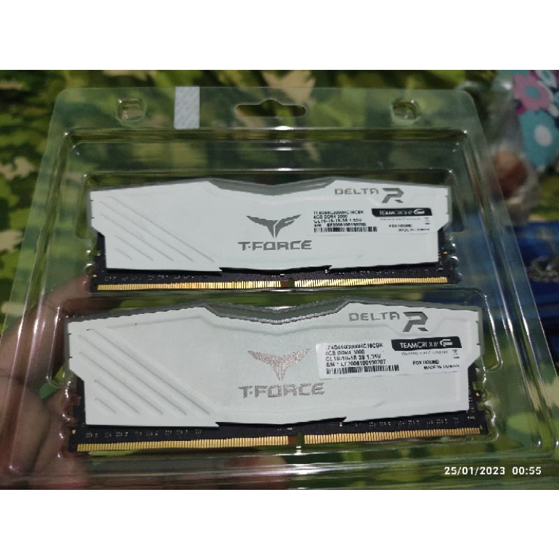 RAM TEAM DELTA T-FORCE RGB 8GB KIT (4GBx2) 3000 MHZ